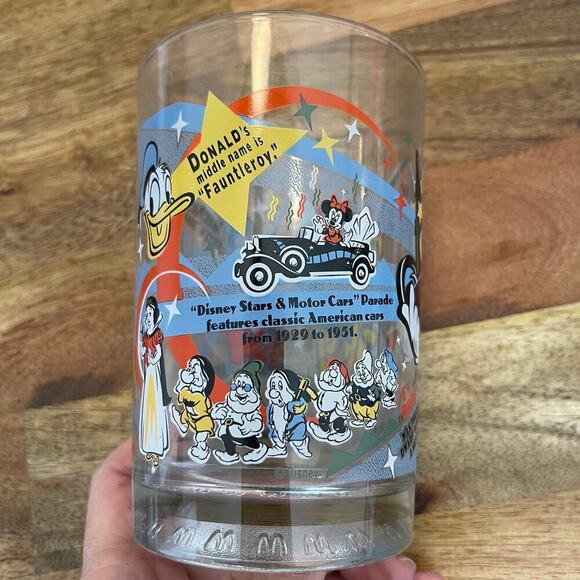 McDonald's Disney Drinking Glasses 1996 25th Anniversary Lot of 04 Glasses - Picture 7 of 8